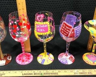Lolita Wine Glass Lot