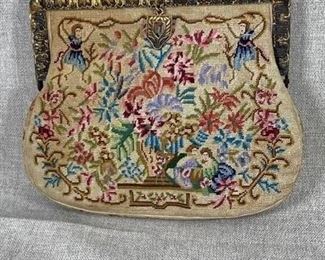 Victorian Couple Tapestry Purse