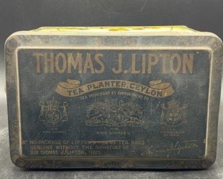 Lipton Tea Tin