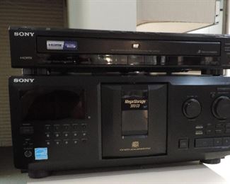 SONY CD PLAYER AND DVD PLAYER