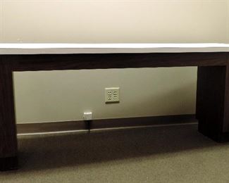 TABLE WITH WHITE FORMICA TOP