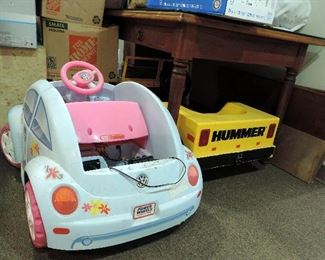 KIDS HUMMER AND VW BUG