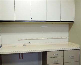 WORK STATION AND CABINETS