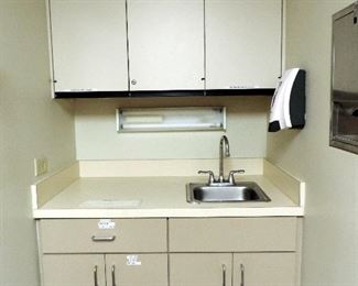 CABINETS AND SINK 