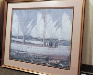 FRAMED SAILBOAT PRINT
