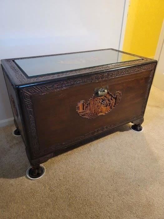 Asian Carved Chest