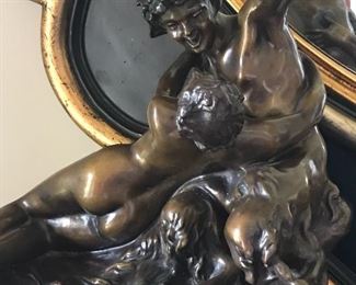 Beautiful, large bronze of Bacchus