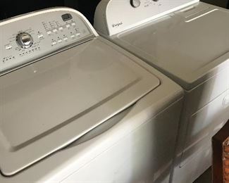 Like new WHIRLPOOL washer and dryer