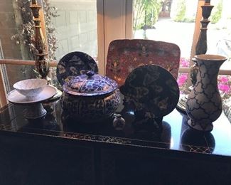 Large collection is f vintage Asian ceramics 
