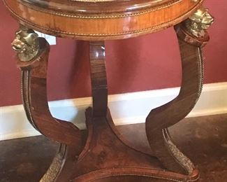 French ormolu mounted side table 