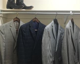 Men’s suits and sport coats...high end brands...40L
