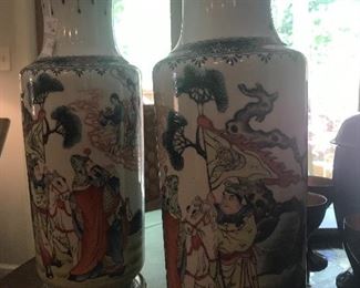 Stunning antique Asian vases
