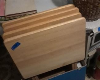 Wood TV trays 