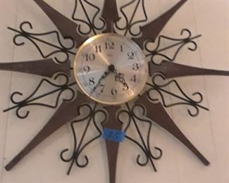 Mid-century clock