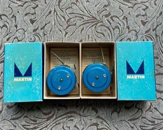 Lot #89 $95.00 2 Vintage Martin fishing reels               with boxes