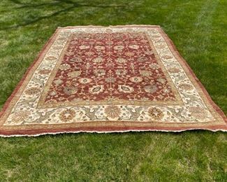 Lot# 62     $1500.00  Indian oriental rug 9' x 12'