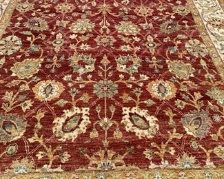 Lot# 62     $1500.00  Indian oriental rug 9' x 12'