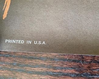 Lot #67  $275.00 Vintage United Airlines San Francisco Poster by Jebray  c. 1967  40"h x 25"w 