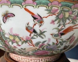 14' ROSE MEDALLION PUNCH BOWL