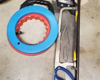 Fish Tape, Hand Saws, Crowbar