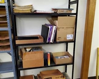 6ft Black Metal Shelf