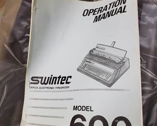 (2) Swintec Typewriters