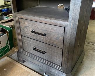 Matching bedside table, almost new!