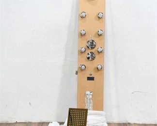 Modern 8-Nozzle In Wall Shower Unit, Box Dimensions 52X12X8"