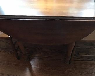 Drop-Leaf Table in Kitchen.