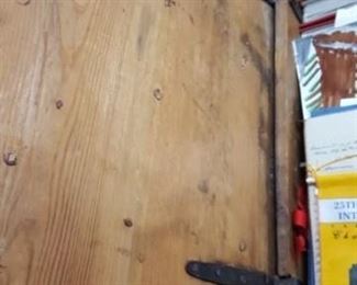 Antique Pine Chest with briwax finish $875