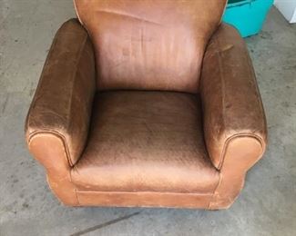 Children's Pottery Barn club chair circa 1997 - no tears - normal wear - $50