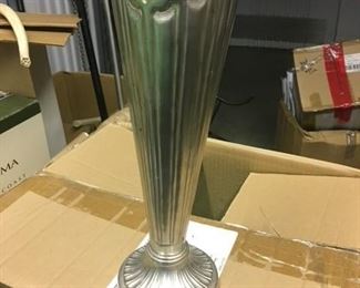 Aluminum vase $75