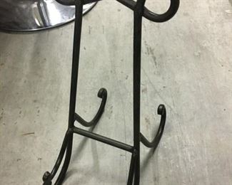 black iron book easel  $50