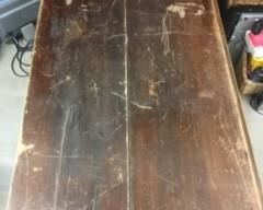 Top of vintage ginormous trunk - needs some sanding and love but in great shape otherwise