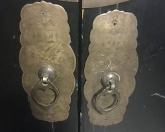 Hardware on Chinese Wedding Armoire