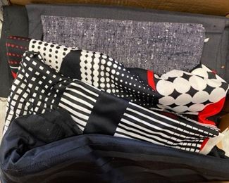 Black White Assorted Fabric