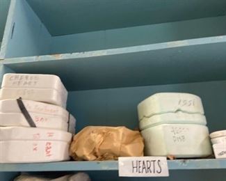 Ceramic Hearts Mold