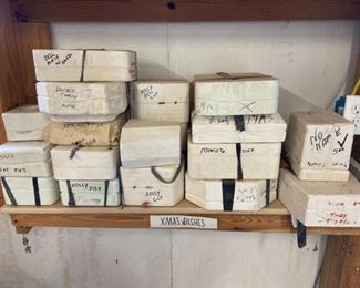 Christmas Dishes Ceramic Molds