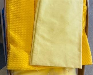 Peach Yellow Assorted Fabric Lot