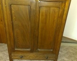 Very old cabinet with drawers and shelves