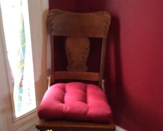Antique oak chair