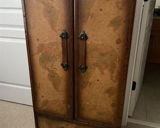 Old World Storage Cabinet (holds anything from DVD's, shoes, gadgets, etc)