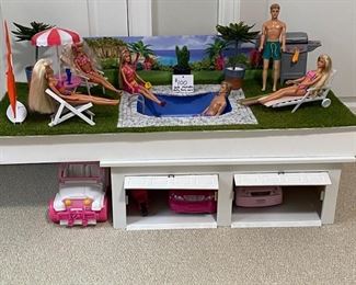 Barbie Pool and Garage Custom Made