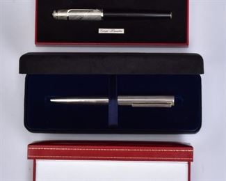 Cartier and Tiffany pens