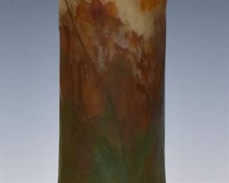 Galle cameo glass vase (one of several)