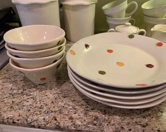 Vietri Panilla Plates and Bowls