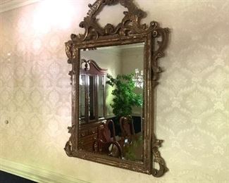 Vintage Guildwood Mirror