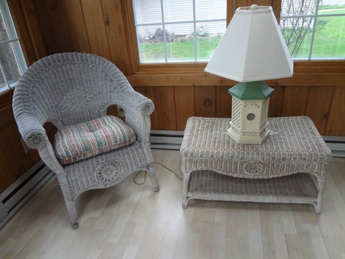 3 pc. Antique Wicker Set BUY-IT NOW $300 