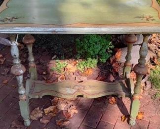 Adorable cottage console table. $125.00