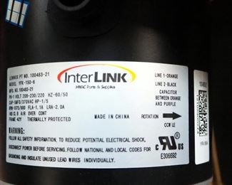 Draft Inducer Assemblies #49W49, Qty 6